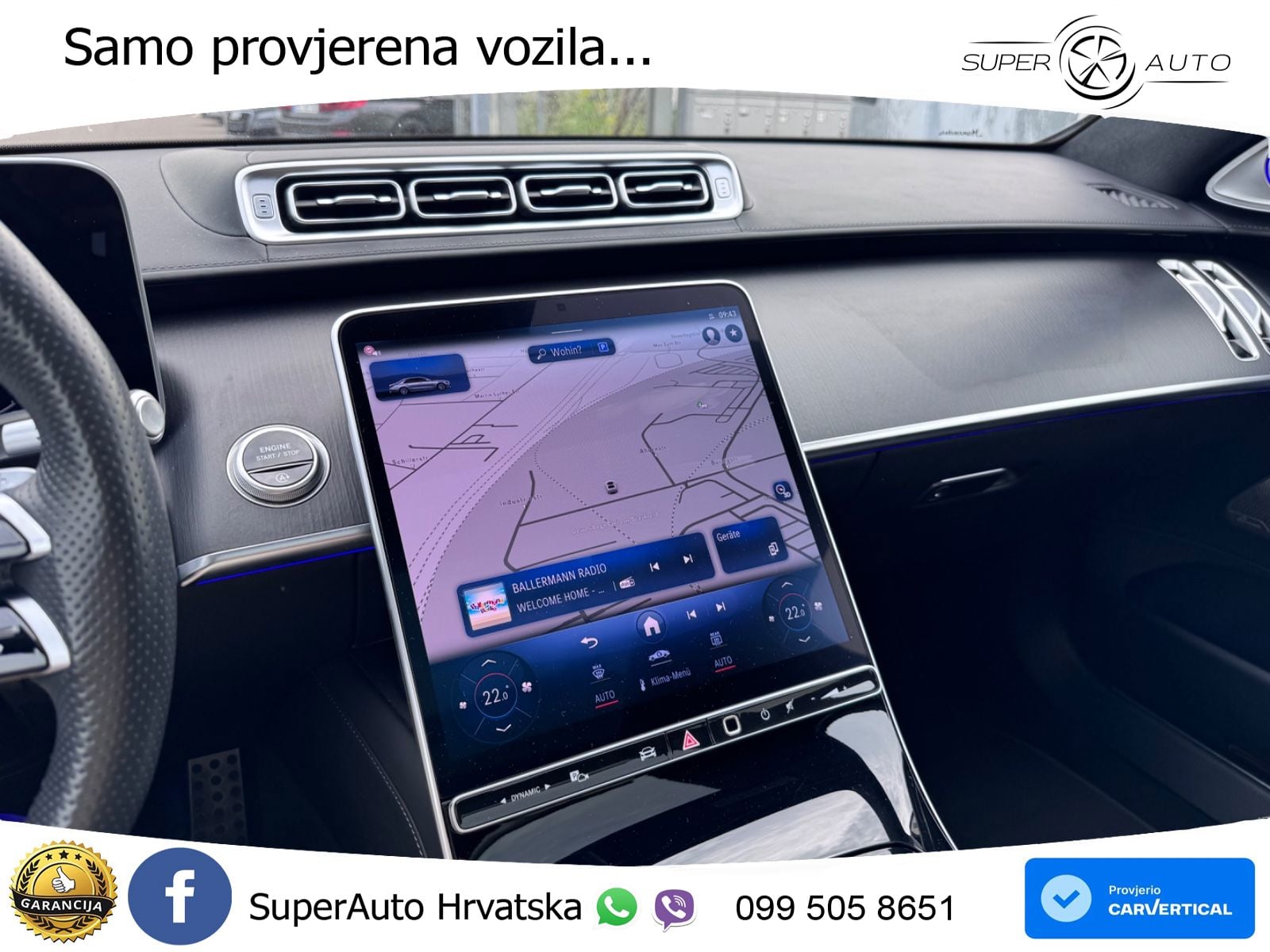Mercedes S 450d (367 KS) EQ Boost 4MATIC 9G-TRONIC AMG LED+GR SJED+ACC