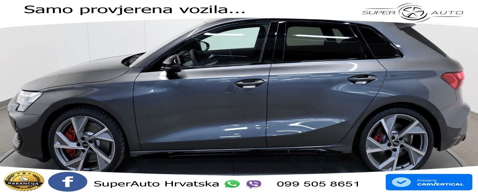 Audi S3 2.0 TFSI (333 KS) quattro S tronic MATRIX+GR SJED+KAM