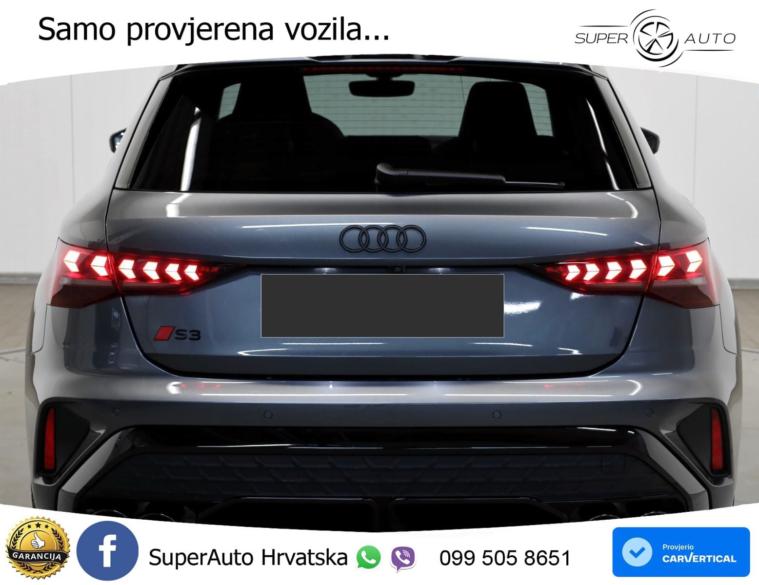 Audi S3 2.0 TFSI (333 KS) quattro S tronic MATRIX+GR SJED+KAM