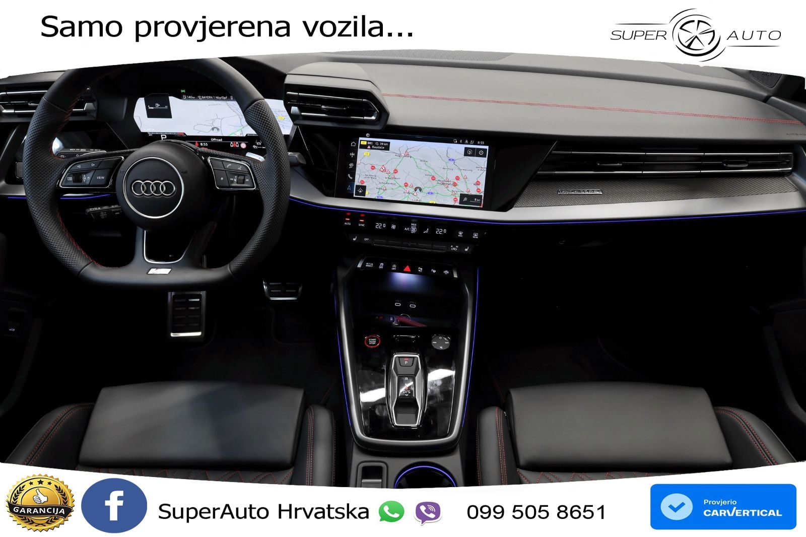 Audi S3 2.0 TFSI (333 KS) quattro S tronic MATRIX+GR SJED+KAM