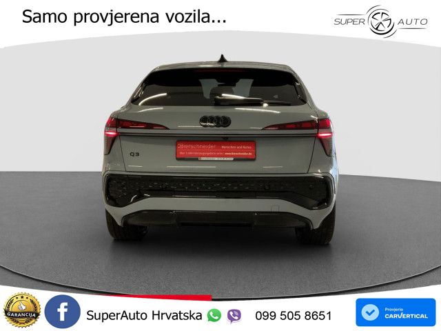Audi Q3 Sportback 1.5 TFSIe (272 KS) S tronic 2x S line MATRIX+GR SJED+KAM