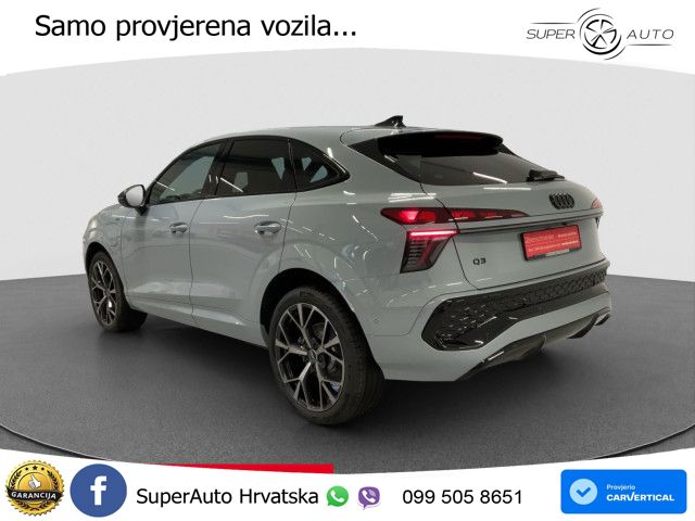 Audi Q3 Sportback 1.5 TFSIe (272 KS) S tronic 2x S line MATRIX+GR SJED+KAM