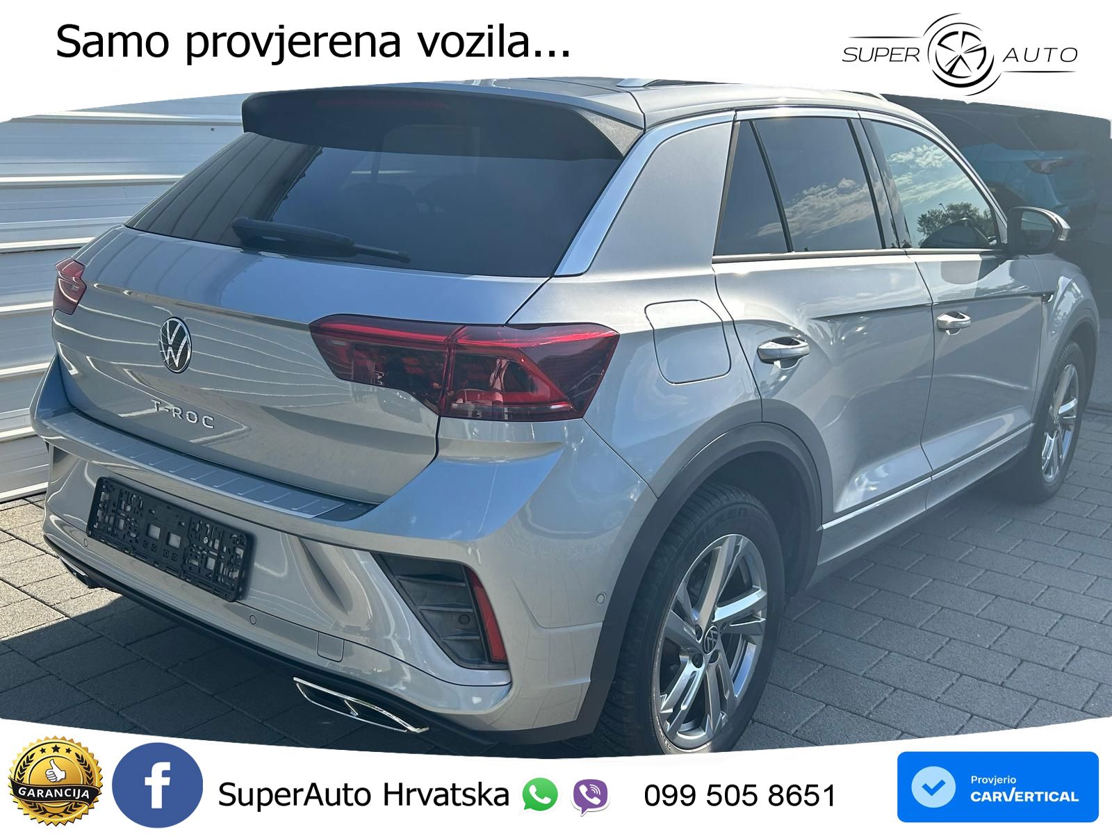 Volkswagen T-Roc 1.5 TSI (150 KS) DSG R-Line MATRIX+GR SJED+KAM