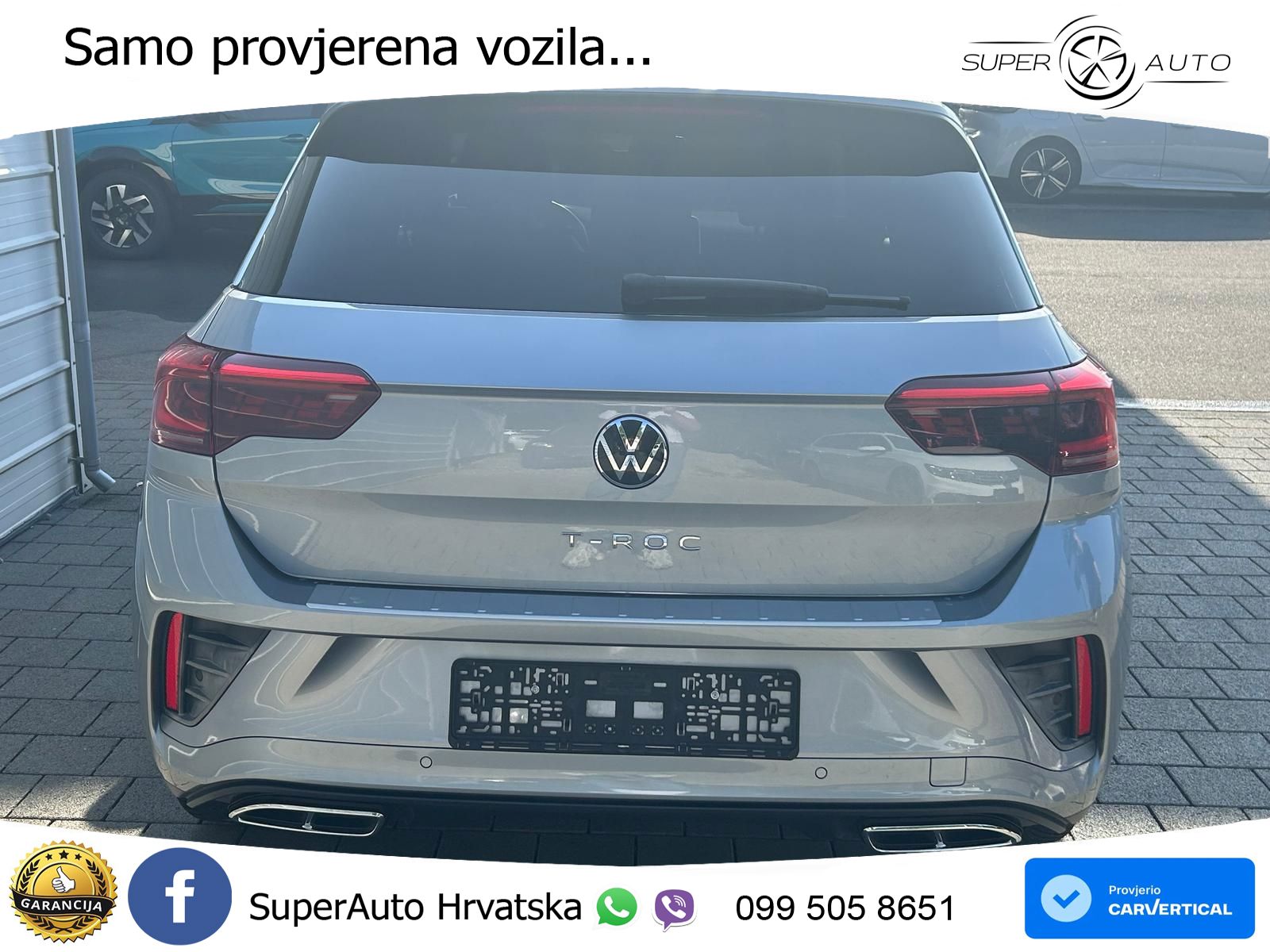 Volkswagen T-Roc 1.5 TSI (150 KS) DSG R-Line MATRIX+GR SJED+KAM