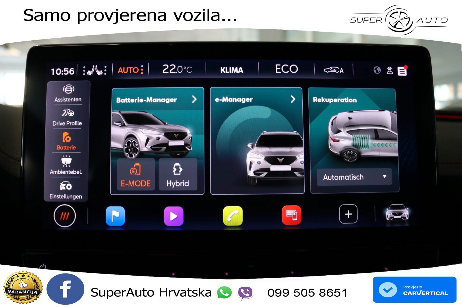 Cupra Formentor 1.4 TSI (245 KS) e-Hybrid DSG VZ LED+GR SJED+ACC