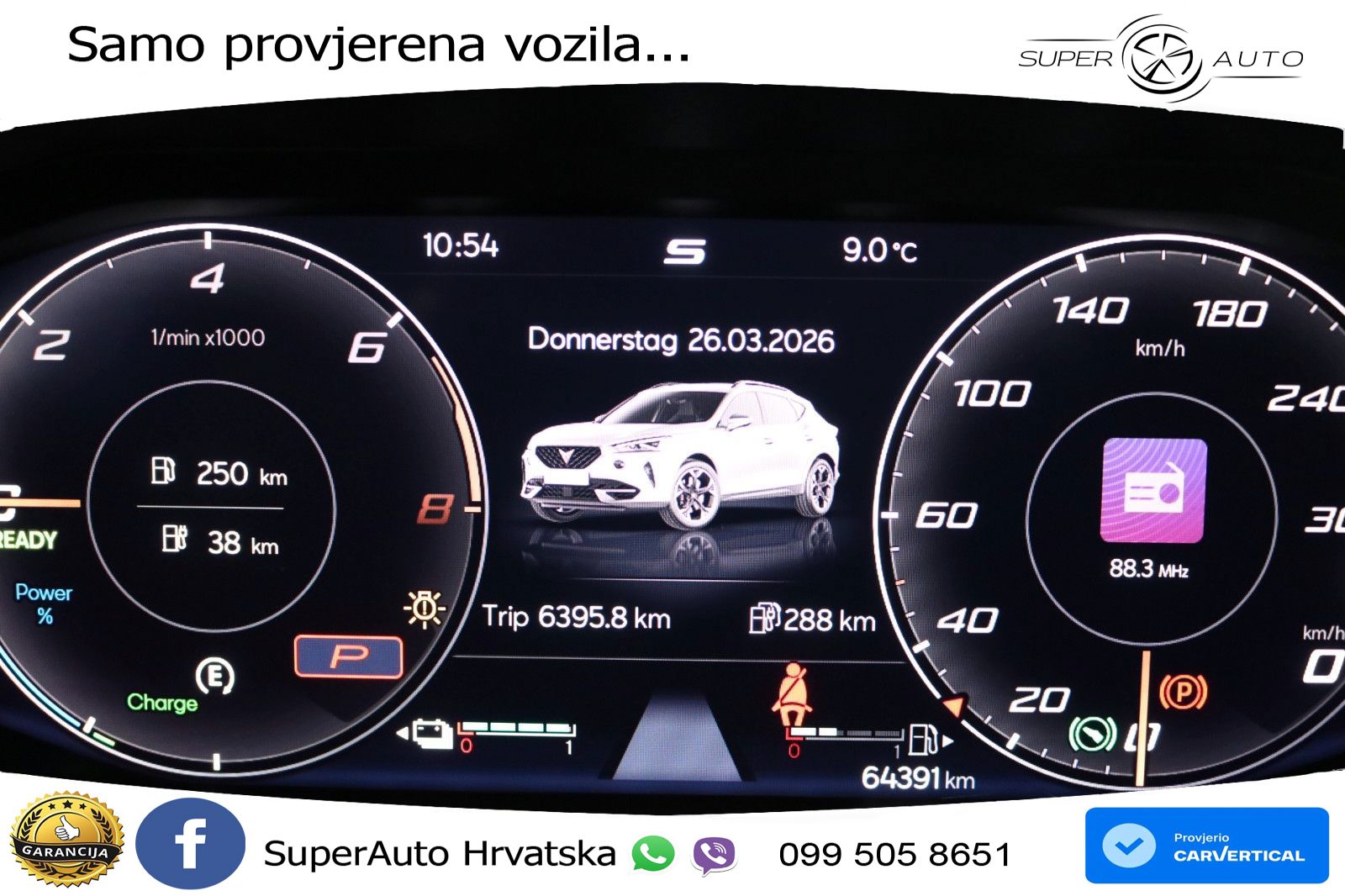 Cupra Formentor 1.4 TSI (245 KS) e-Hybrid DSG VZ LED+GR SJED+ACC