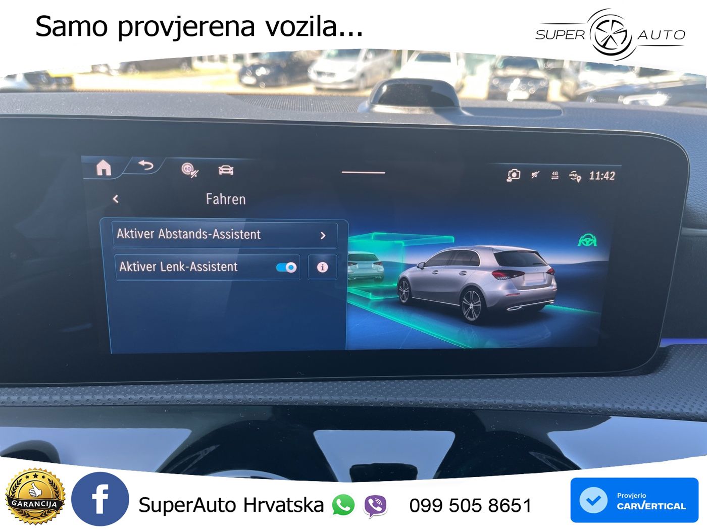 Mercedes-Benz A 200 7G-DCT AMG LED+GR SJED+ACC