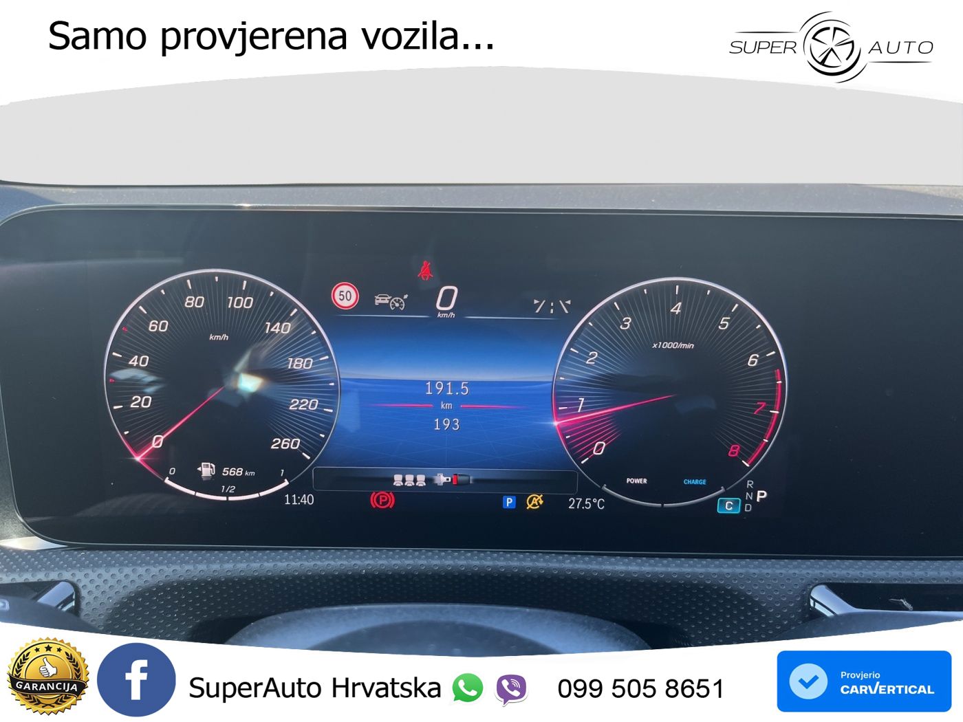 Mercedes-Benz A 200 7G-DCT AMG LED+GR SJED+ACC