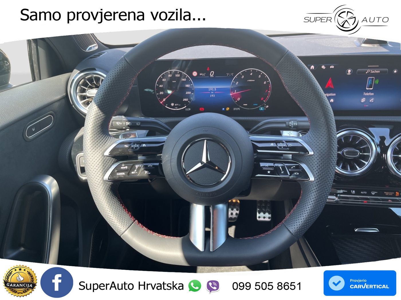 Mercedes-Benz A 200 7G-DCT AMG LED+GR SJED+ACC