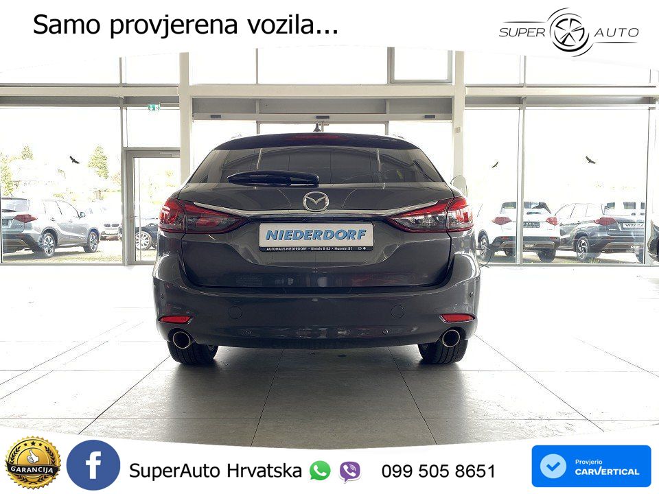 Mazda 6 Sport Combi 2.2 SKYACTIV-D (184 KS) SKYACTIV-Drive MATRIX+GR SJED+KAM