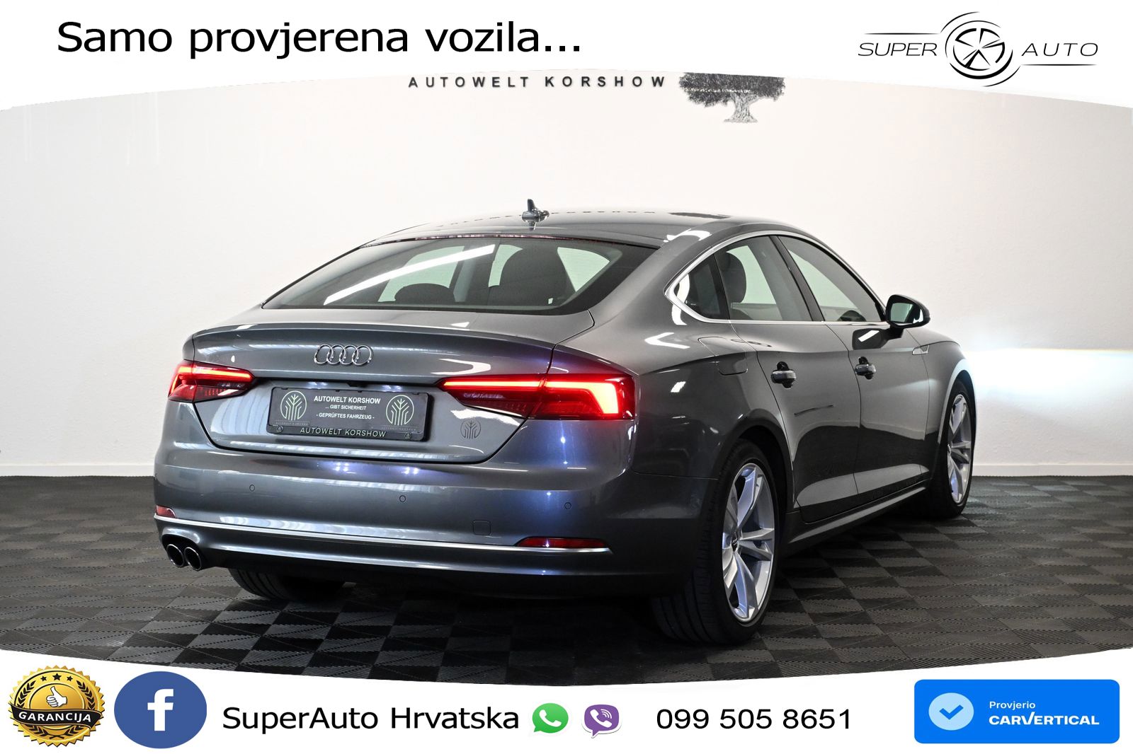 Audi A5 Sportback 40 TDI (190 KS) S tronic MATRIX+GR SJED+KAM