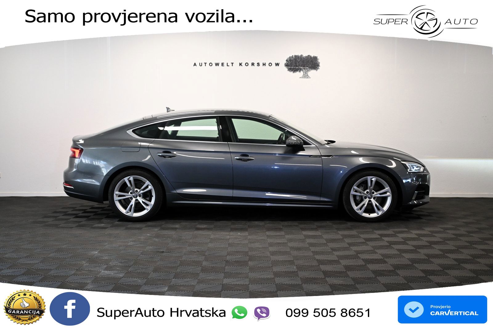 Audi A5 Sportback 40 TDI (190 KS) S tronic MATRIX+GR SJED+KAM
