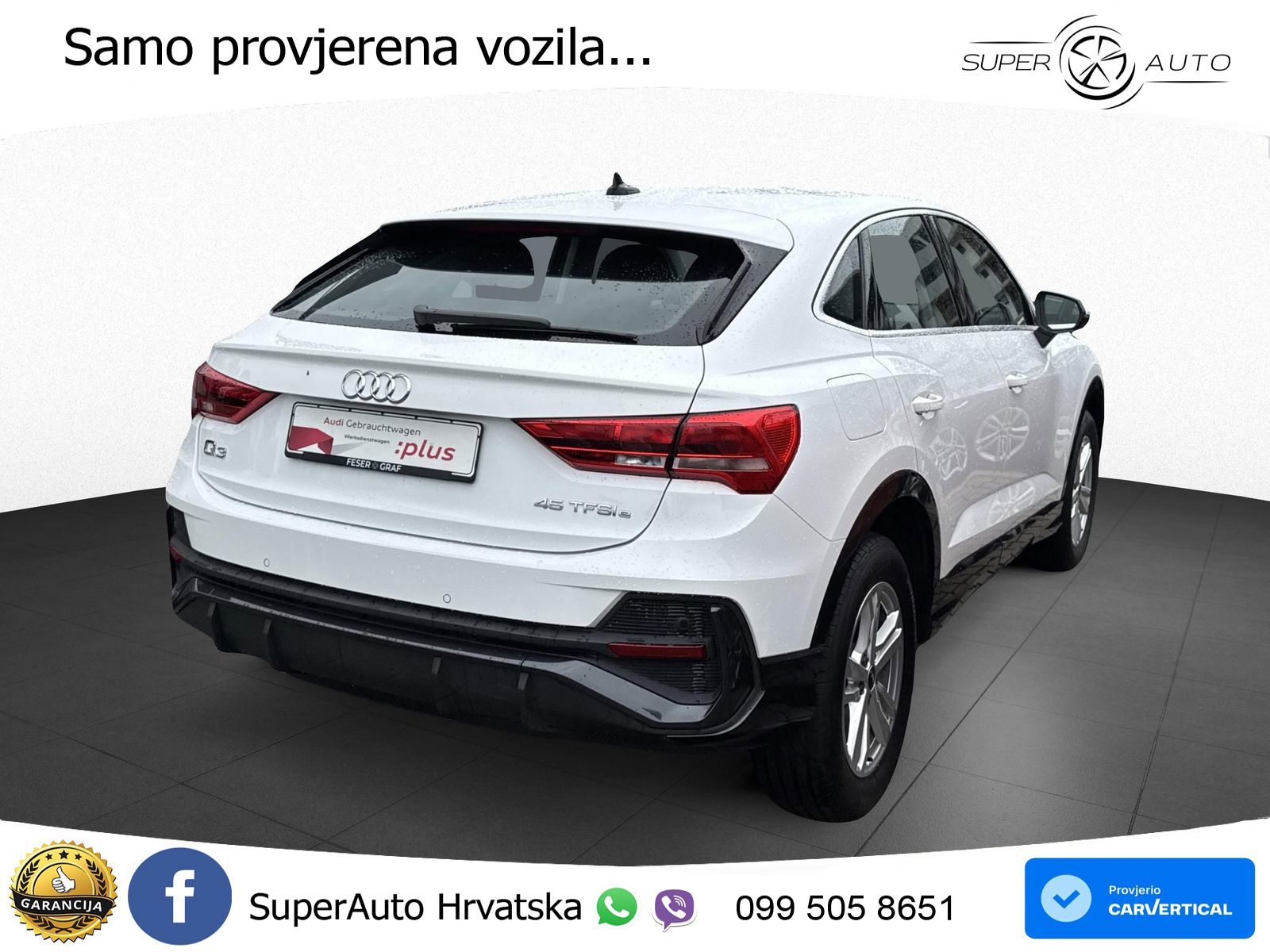 Audi Q3 Sportback 45 TFSIe (245 KS) S tronic