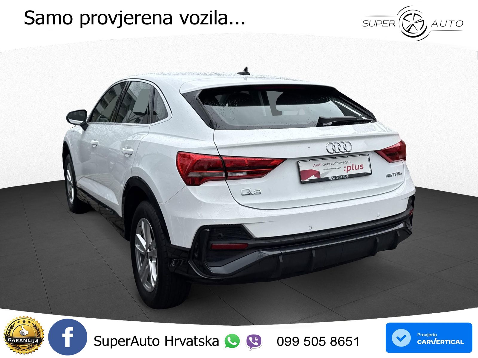 Audi Q3 Sportback 45 TFSIe (245 KS) S tronic