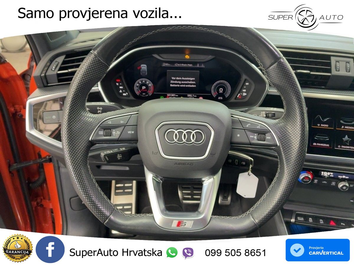 Audi Q3 Sportback 40 TFSI (190 KS) quattro S tronic S line