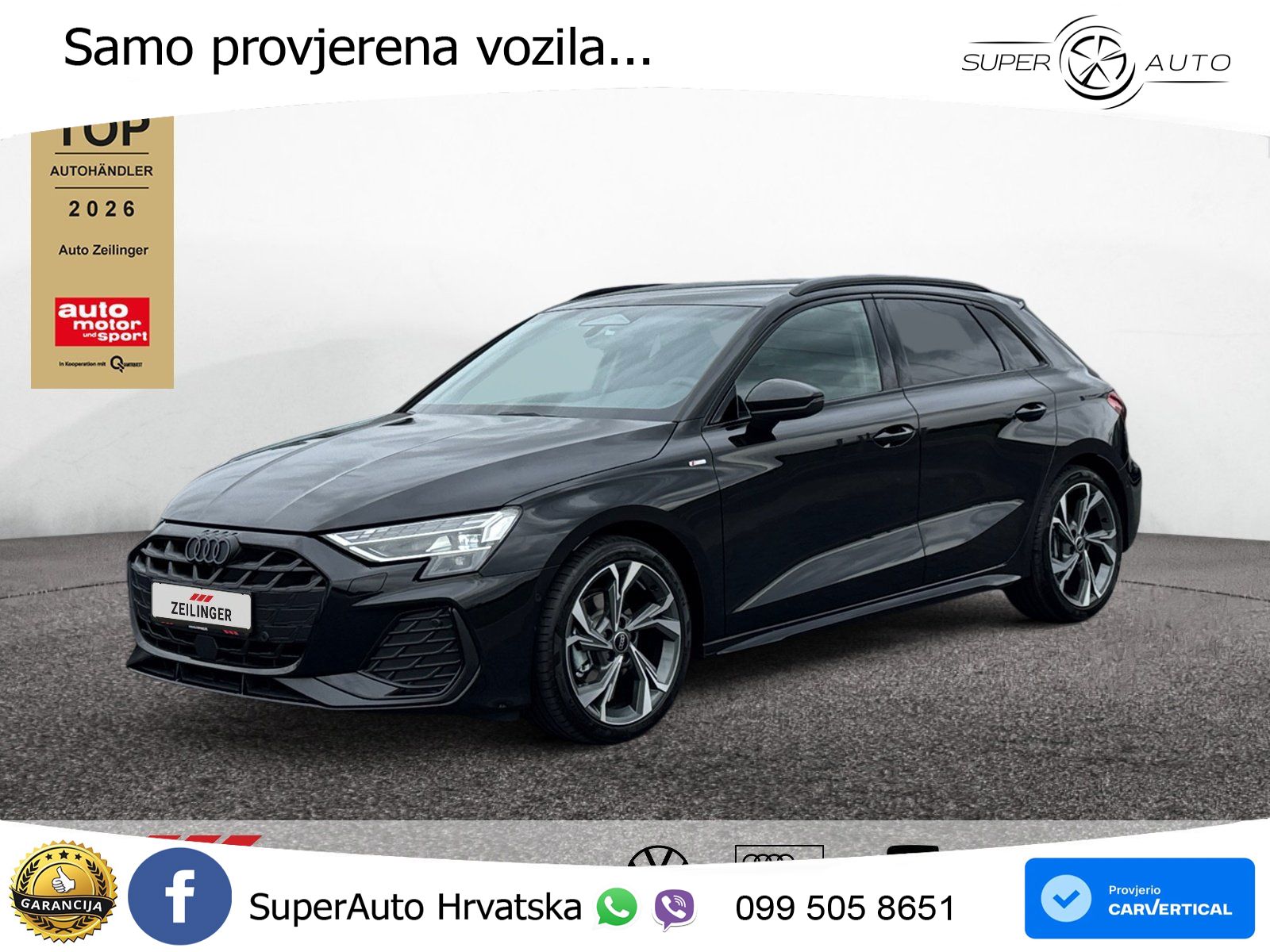 Audi A3 35 TFSI (150 KS) S tronic S line LED+GR SJED+ACC