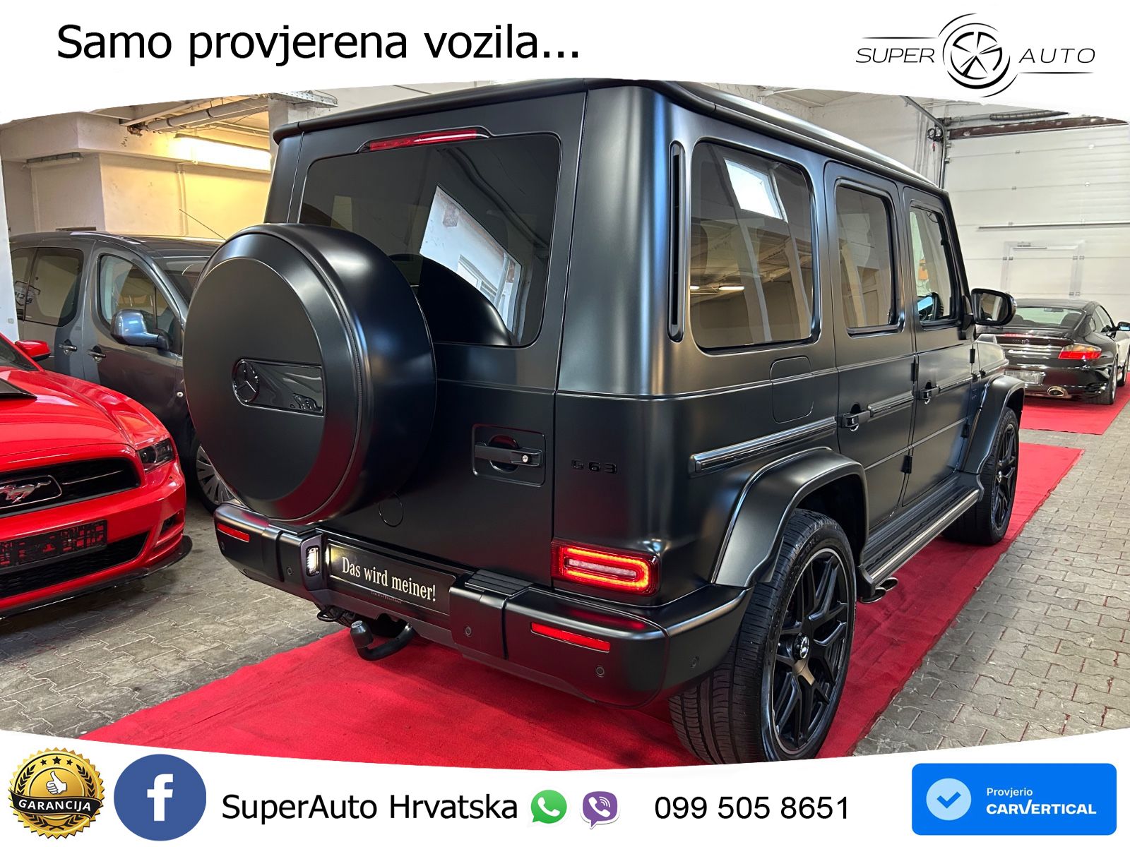 Mercedes AMG G 63 Long V8 (585 KS) 4MATIC 9G-TRONIC AMG SPEEDSHIFT PLUS LED+GR SJED+ACC