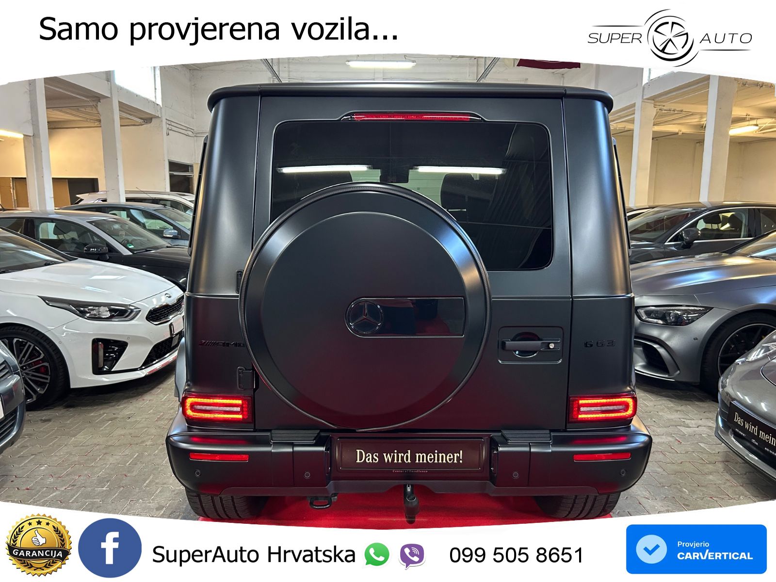 Mercedes AMG G 63 Long V8 (585 KS) 4MATIC 9G-TRONIC AMG SPEEDSHIFT PLUS LED+GR SJED+ACC