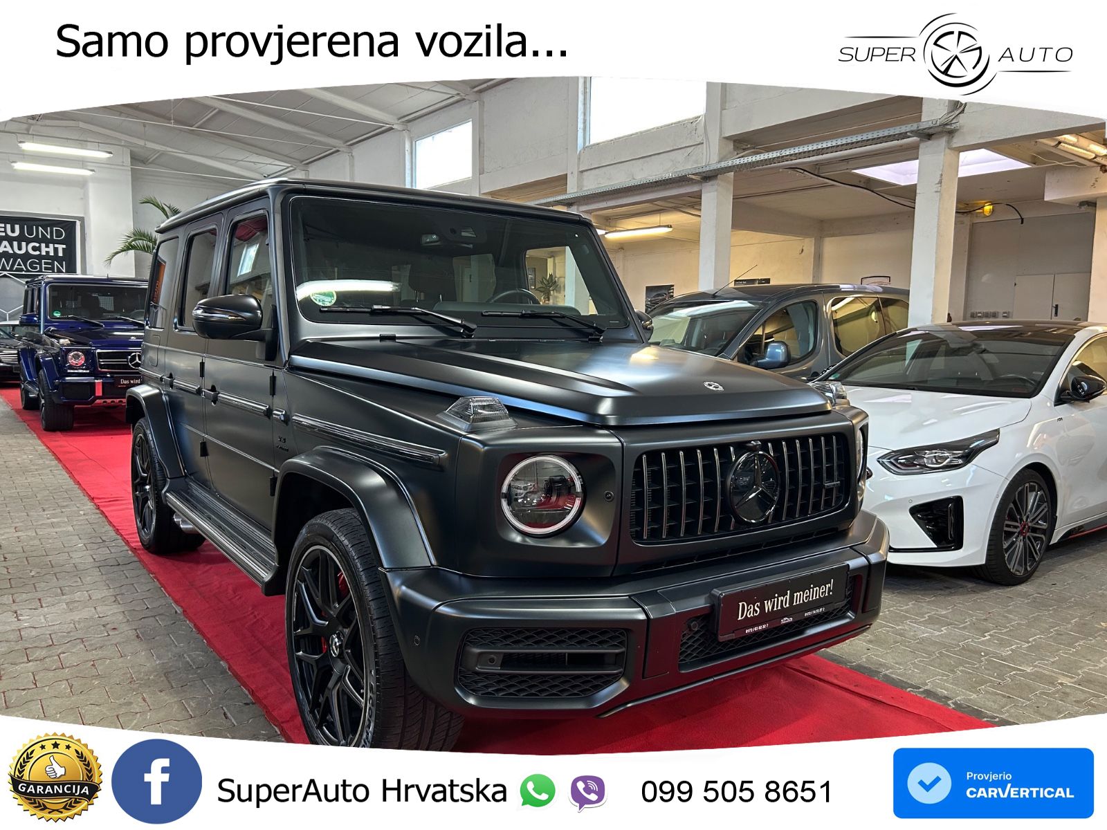 Mercedes AMG G 63 Long V8 (585 KS) 4MATIC 9G-TRONIC AMG SPEEDSHIFT PLUS LED+GR SJED+ACC