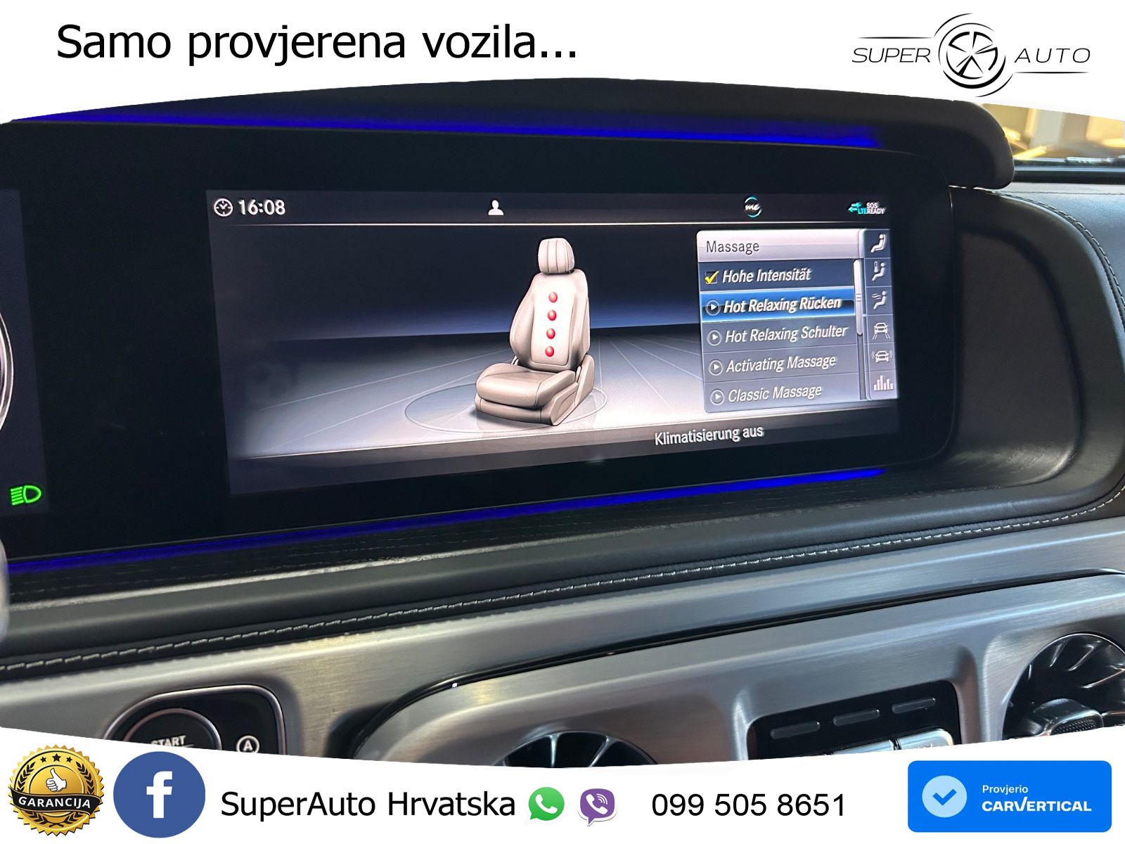 Mercedes AMG G 63 Long V8 (585 KS) 4MATIC 9G-TRONIC AMG SPEEDSHIFT PLUS LED+GR SJED+ACC