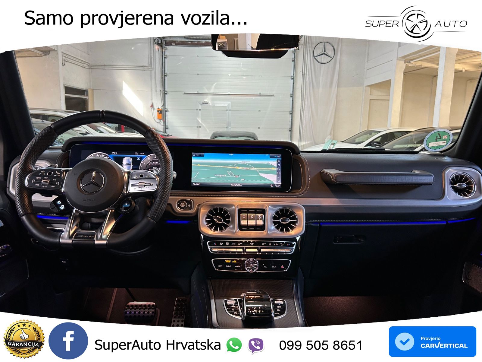 Mercedes AMG G 63 Long V8 (585 KS) 4MATIC 9G-TRONIC AMG SPEEDSHIFT PLUS LED+GR SJED+ACC