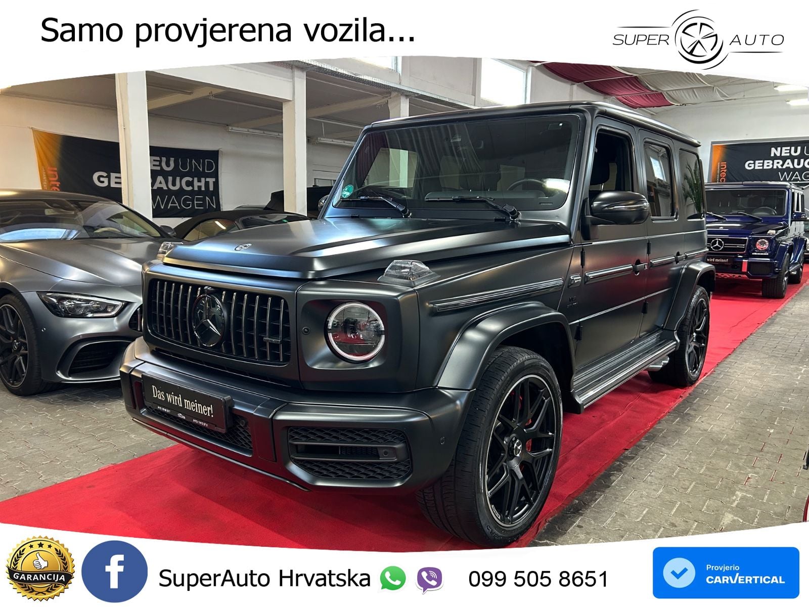 Mercedes AMG G 63 Long V8 (585 KS) 4MATIC 9G-TRONIC AMG SPEEDSHIFT PLUS LED+GR SJED+ACC