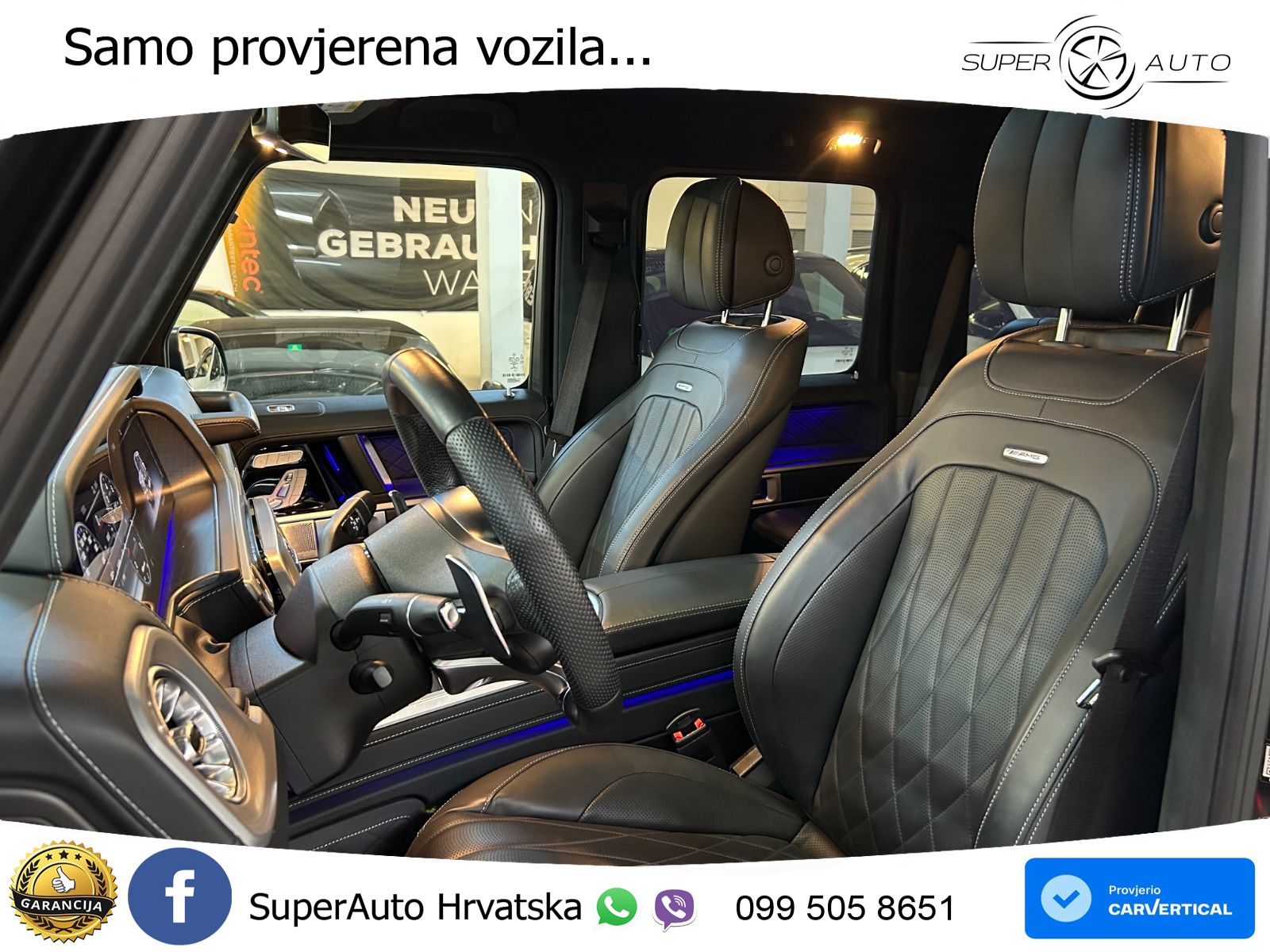 Mercedes AMG G 63 Long V8 (585 KS) 4MATIC 9G-TRONIC AMG SPEEDSHIFT PLUS LED+GR SJED+ACC