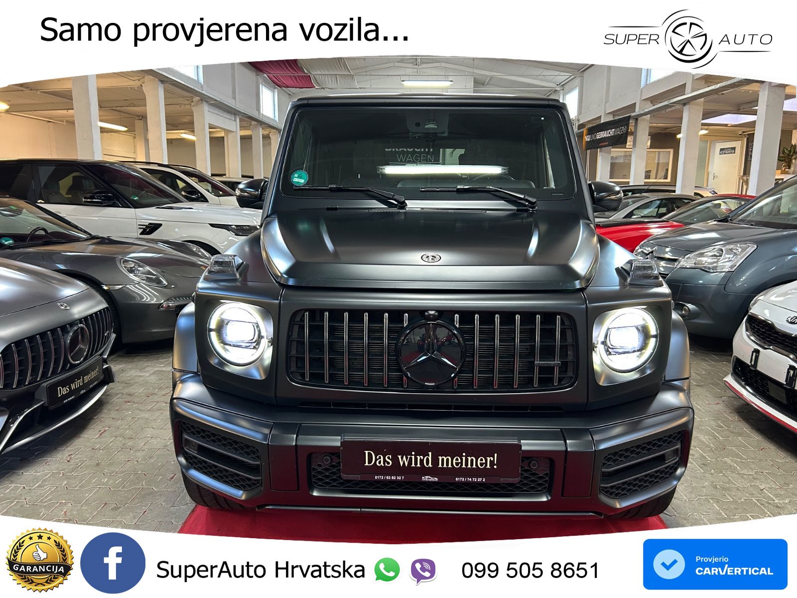 Mercedes AMG G 63 Long V8 (585 KS) 4MATIC 9G-TRONIC AMG SPEEDSHIFT PLUS LED+GR SJED+ACC