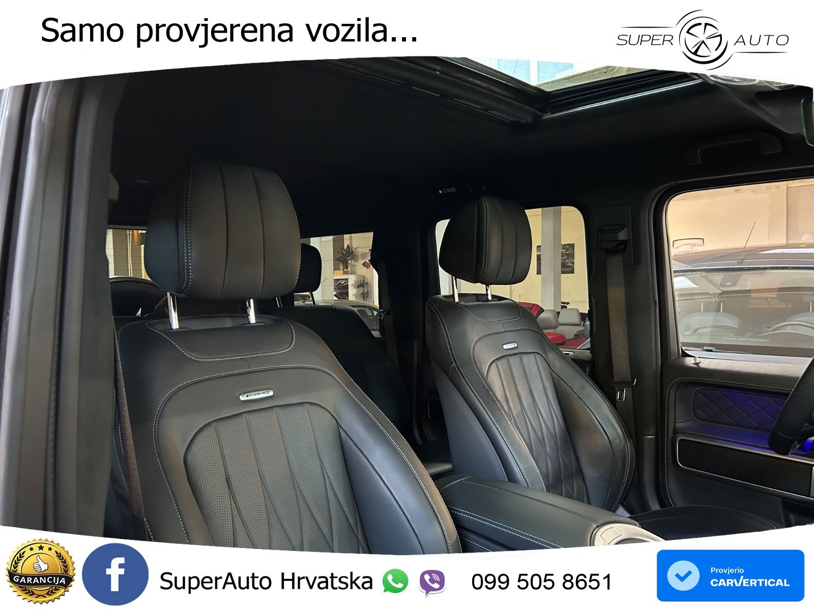 Mercedes AMG G 63 Long V8 (585 KS) 4MATIC 9G-TRONIC AMG SPEEDSHIFT PLUS LED+GR SJED+ACC