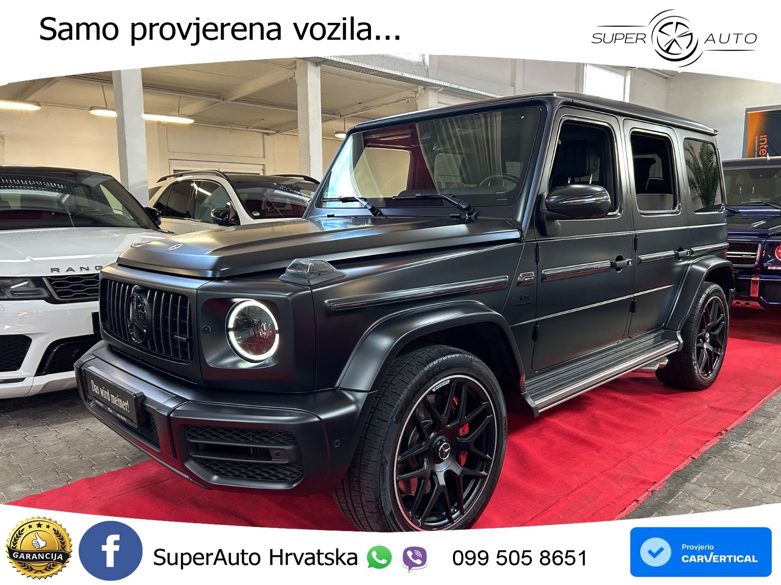 Mercedes AMG G 63 Long V8 (585 KS) 4MATIC 9G-TRONIC AMG SPEEDSHIFT PLUS LED+GR SJED+ACC