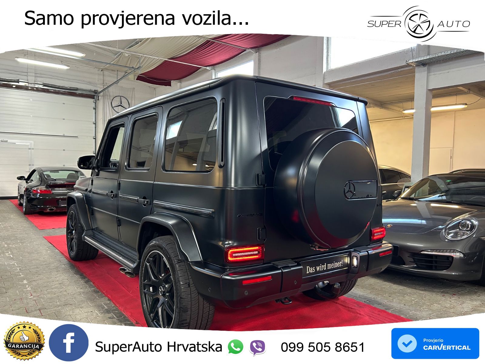 Mercedes AMG G 63 Long V8 (585 KS) 4MATIC 9G-TRONIC AMG SPEEDSHIFT PLUS LED+GR SJED+ACC
