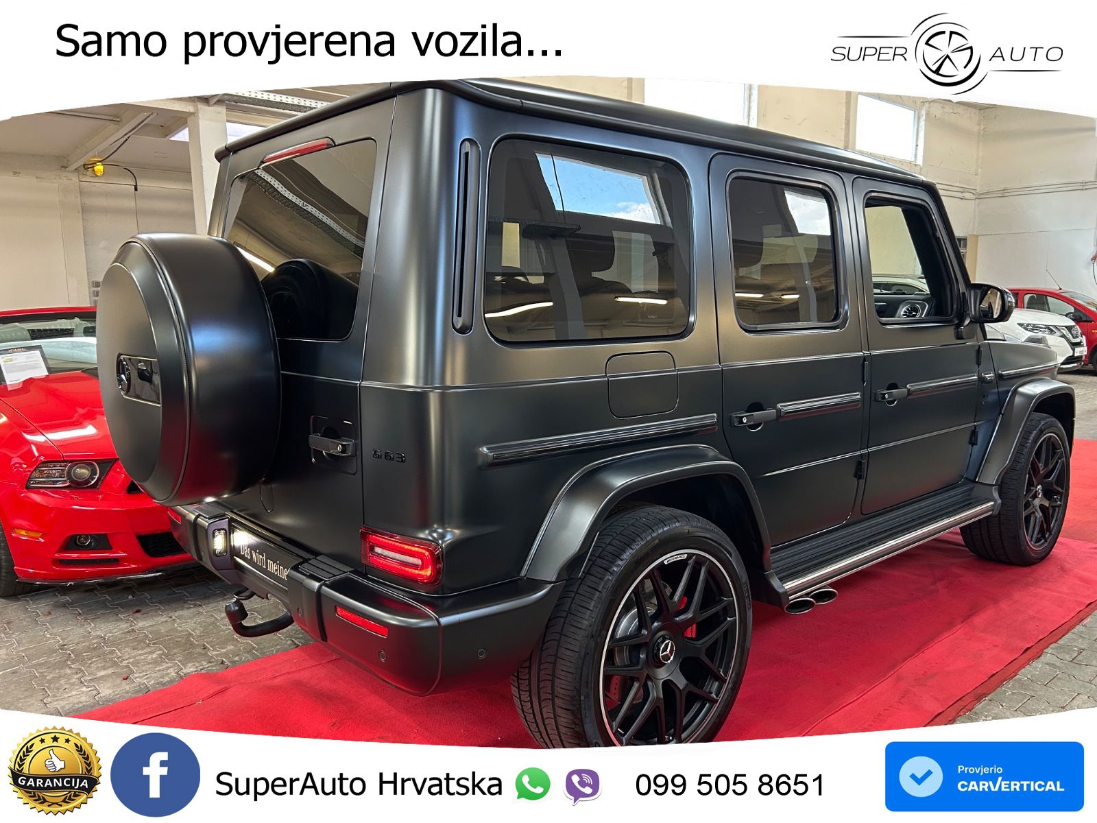 Mercedes AMG G 63 Long V8 (585 KS) 4MATIC 9G-TRONIC AMG SPEEDSHIFT PLUS LED+GR SJED+ACC