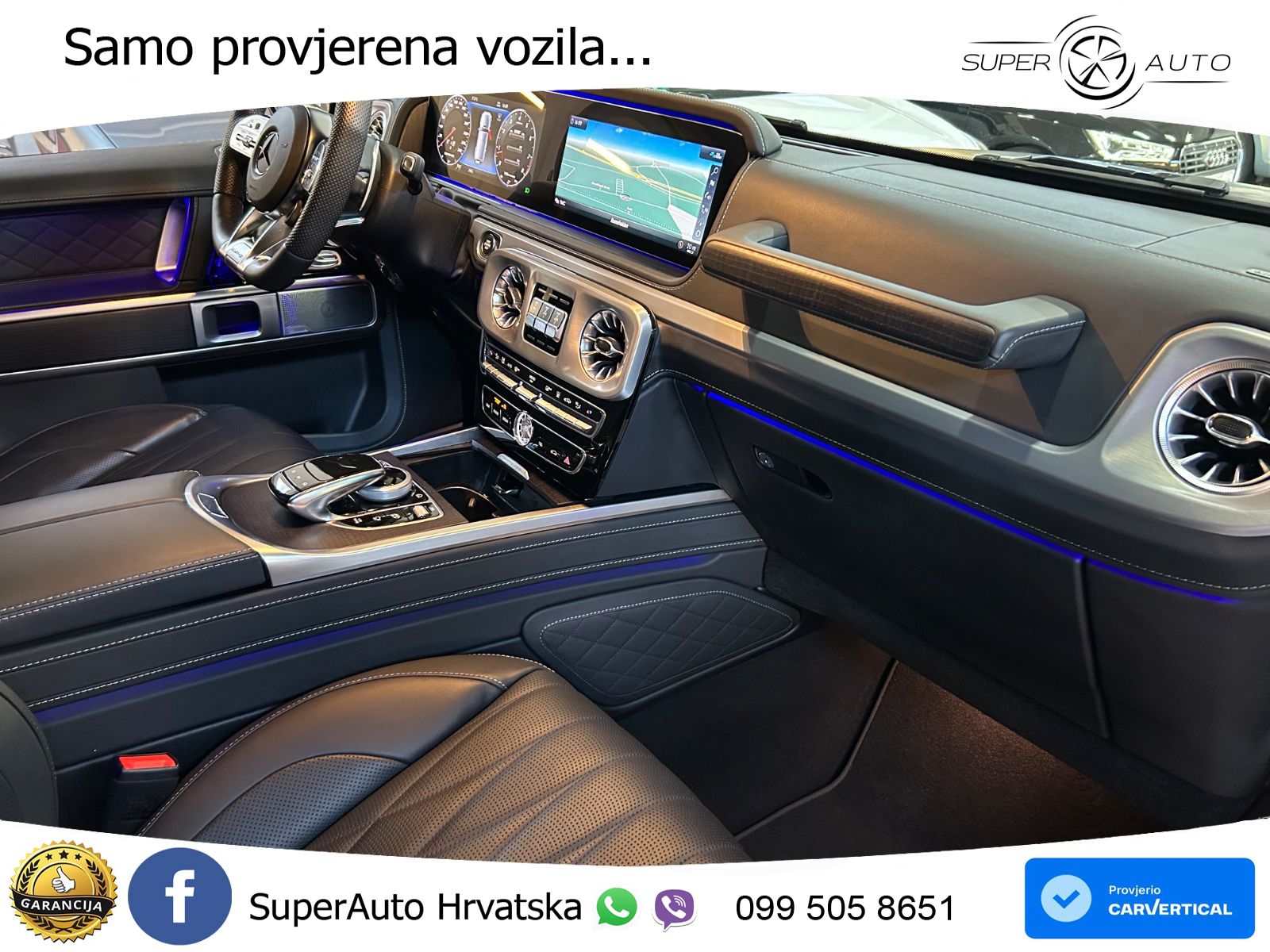 Mercedes AMG G 63 Long V8 (585 KS) 4MATIC 9G-TRONIC AMG SPEEDSHIFT PLUS LED+GR SJED+ACC