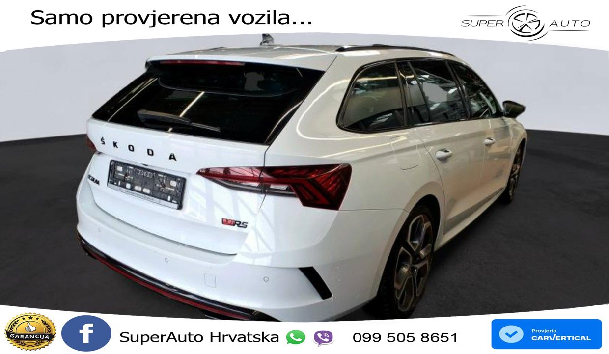 Škoda Octavia Combi RS 2.0 TSI (245 KS) DSG MATRIX+GR SJED+KAM