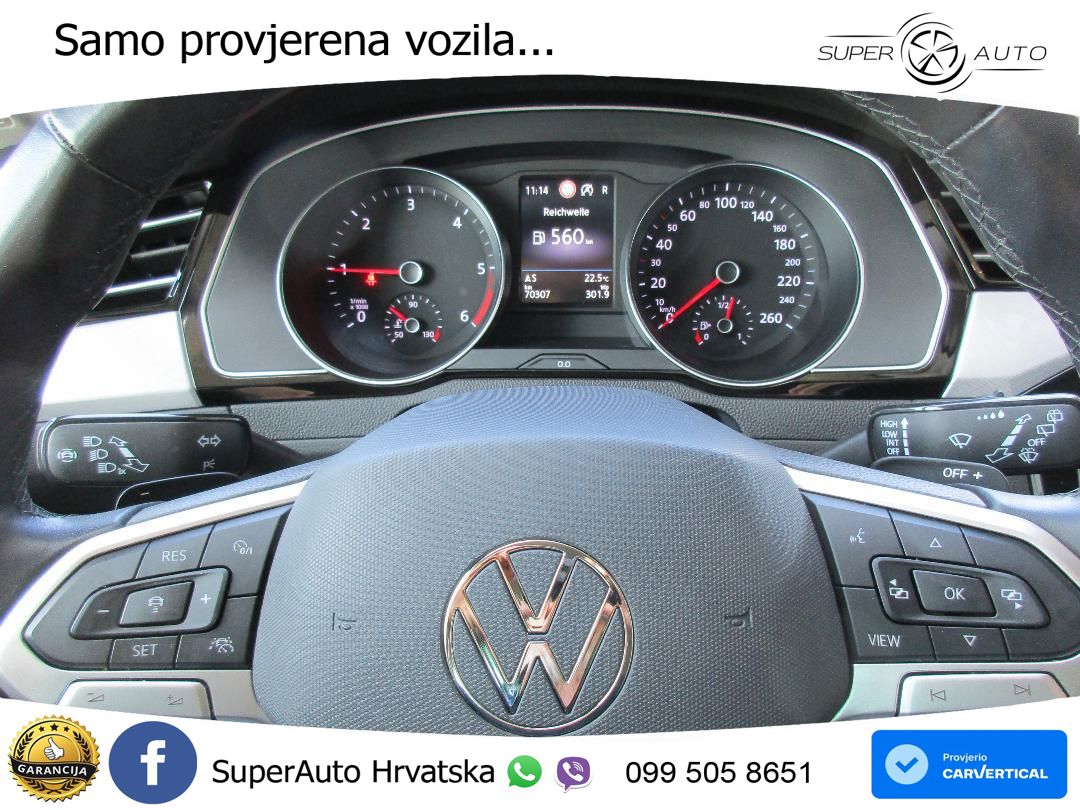 Volkswagen Passat Variant 2.0 TDI (200 KS) DSG Business LED+GR SJED+ACC