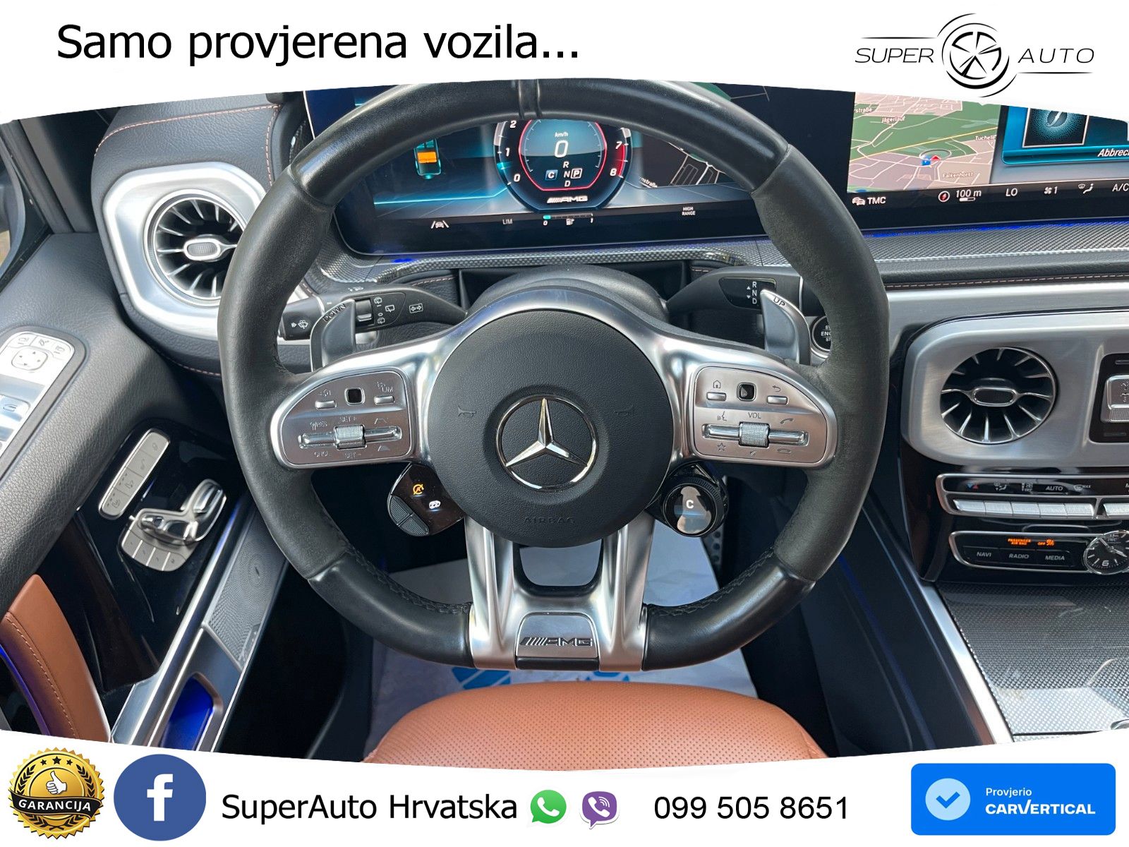 Mercedes AMG G 63 Long V8 (585 KS) 4MATIC 9G-TRONIC AMG SPEEDSHIFT PLUS LED+GR SJED+ACC
