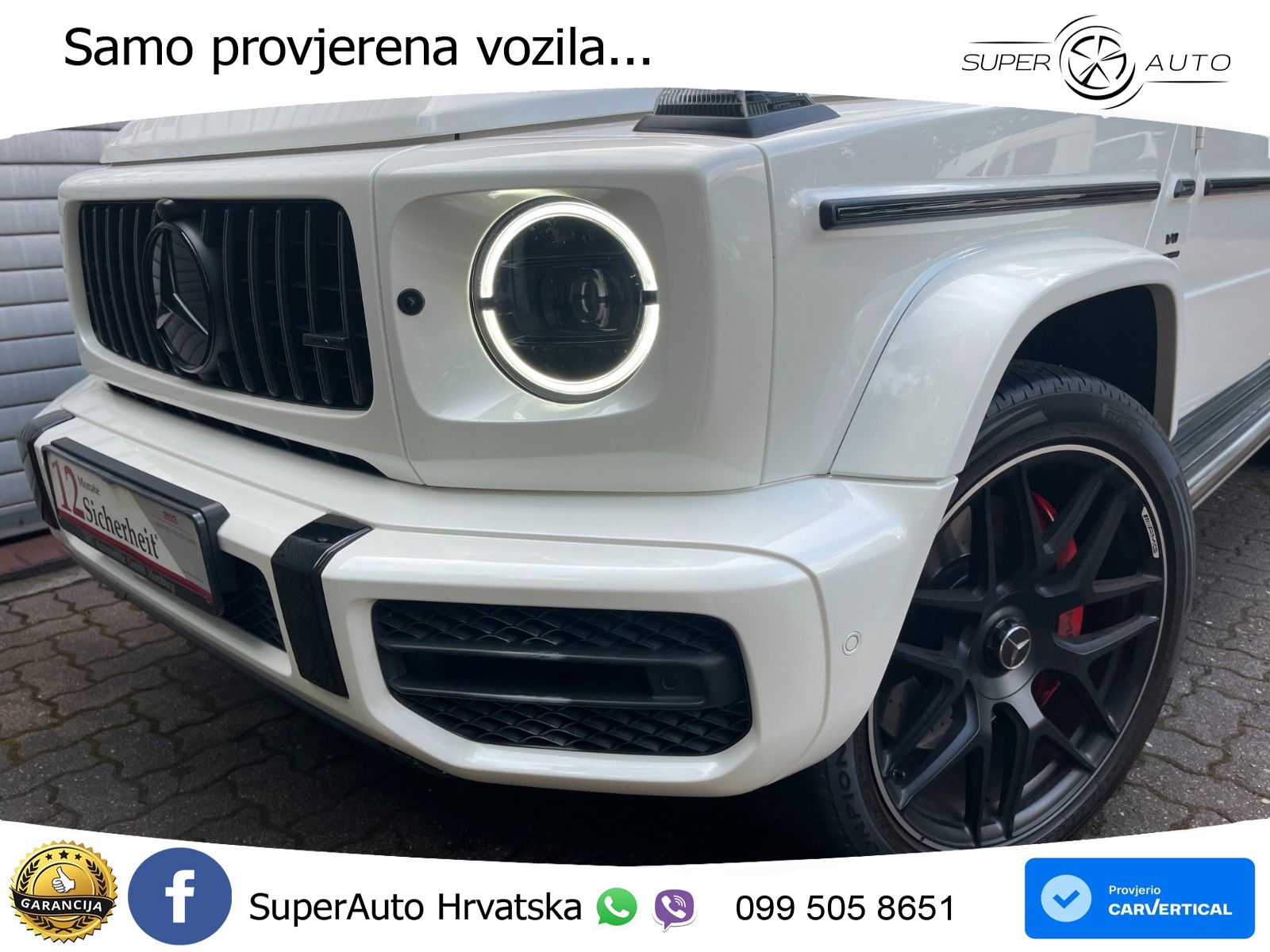 Mercedes AMG G 63 Long V8 (585 KS) 4MATIC 9G-TRONIC AMG SPEEDSHIFT PLUS LED+GR SJED+ACC