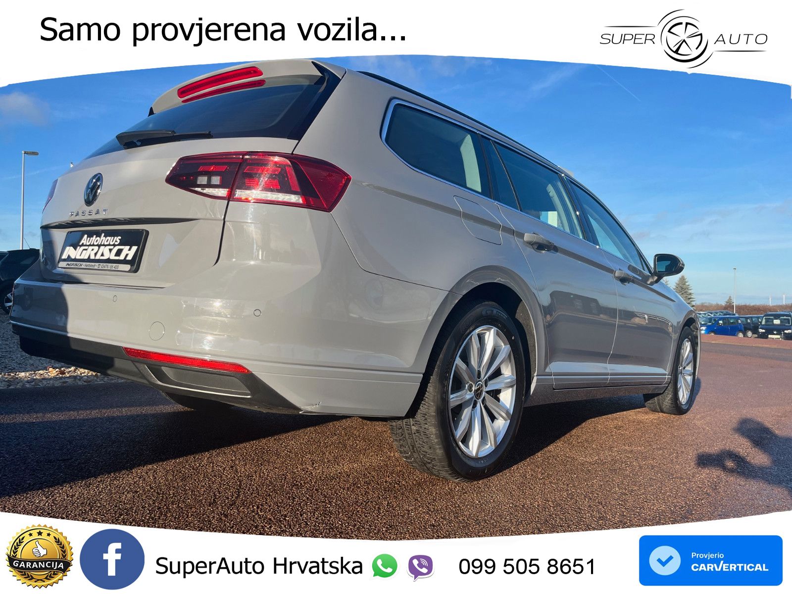 Volkswagen Passat Variant 2.0 TDI (122 KS) DSG Business LED+GR SJED+ACC