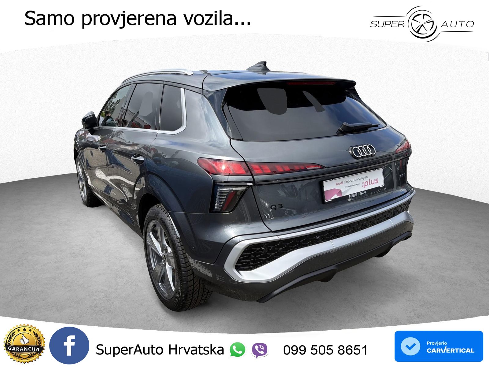 Audi Q3 2.0 TFSI (265 KS) quattro S tronic S line LED+GR SJED+ACC