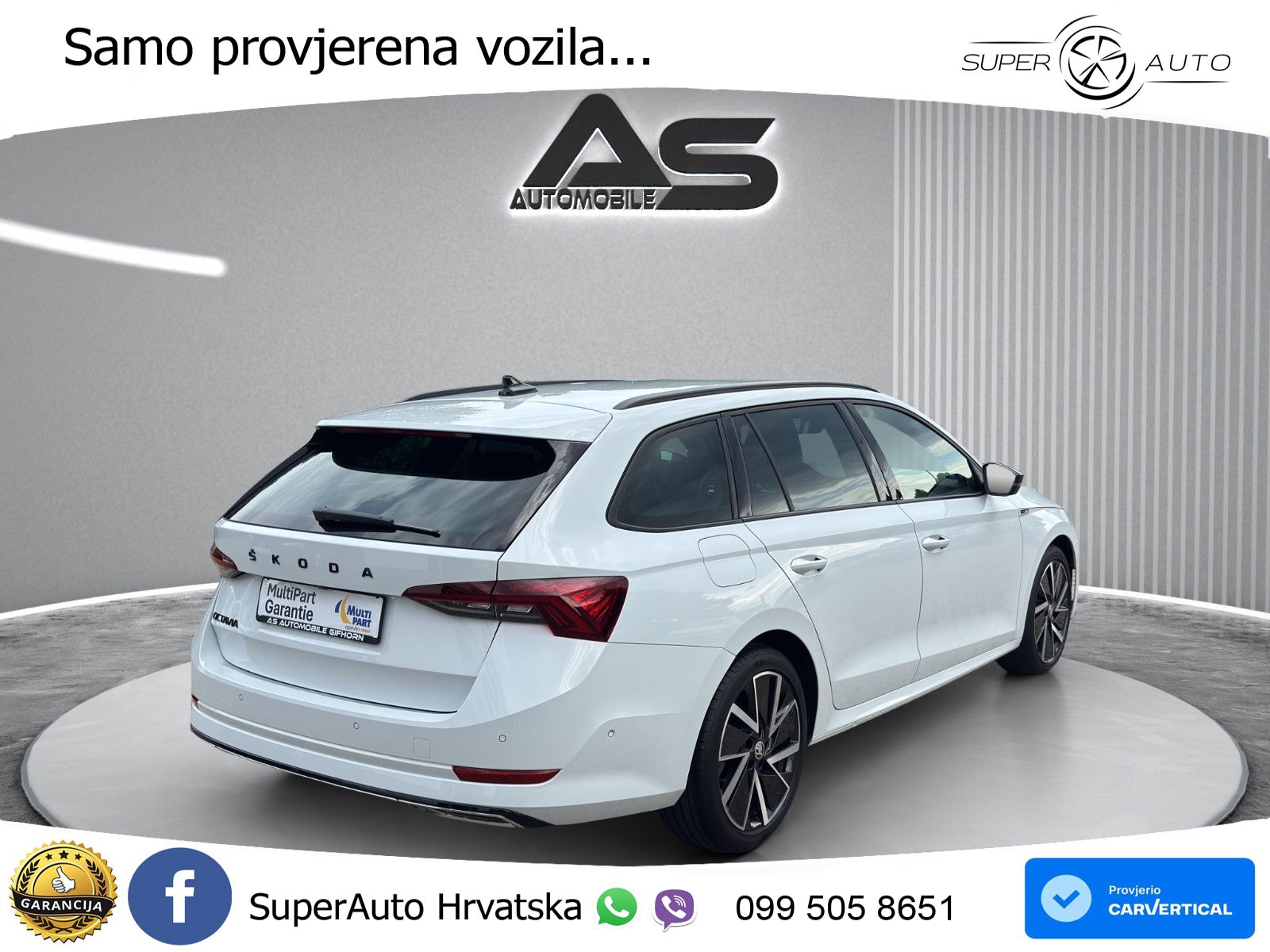 Škoda Octavia Combi 2.0 TDI (150 KS) DSG SportLine LED+GR SJED+ACC