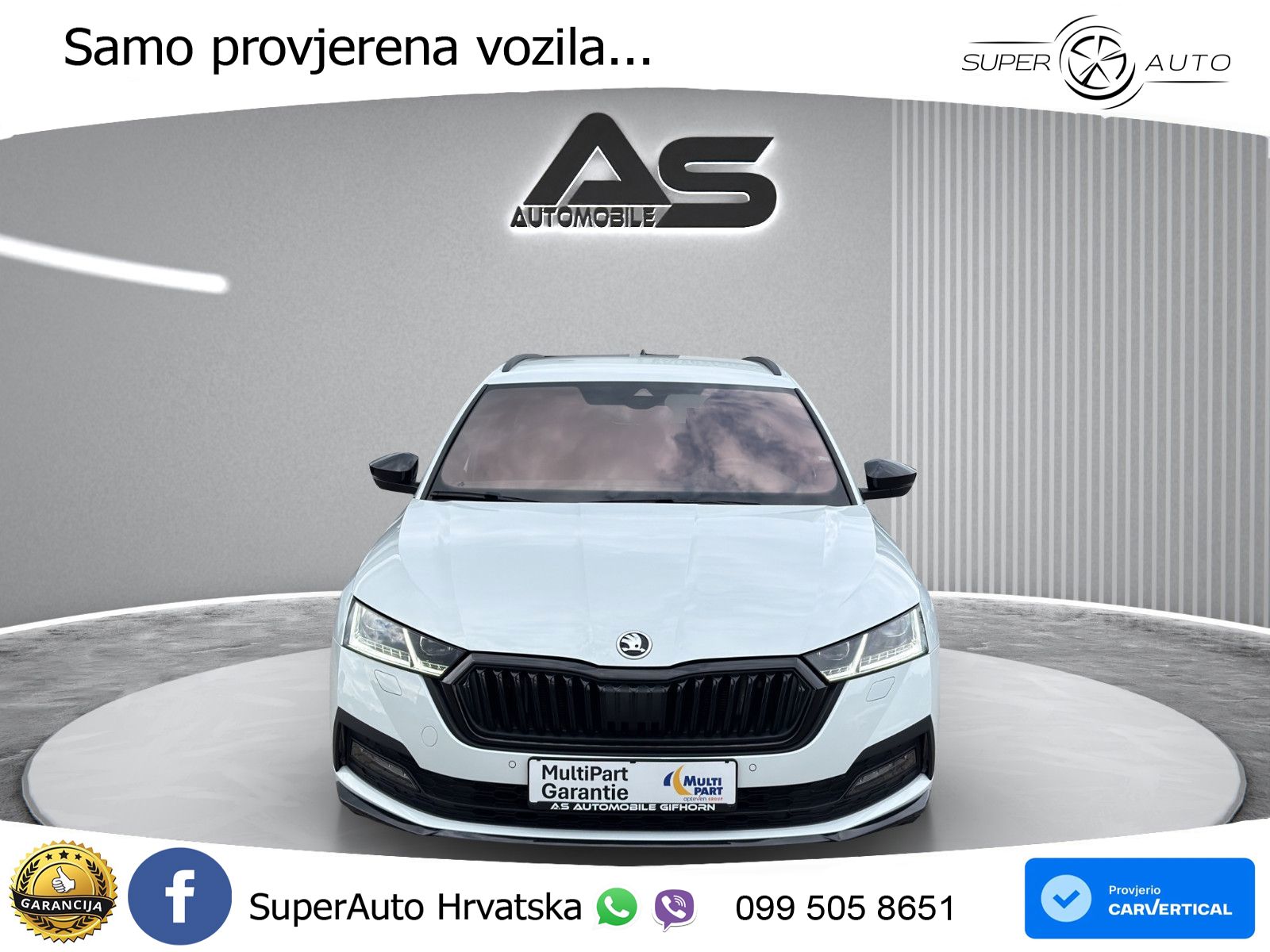 Škoda Octavia Combi 2.0 TDI (150 KS) DSG SportLine LED+GR SJED+ACC