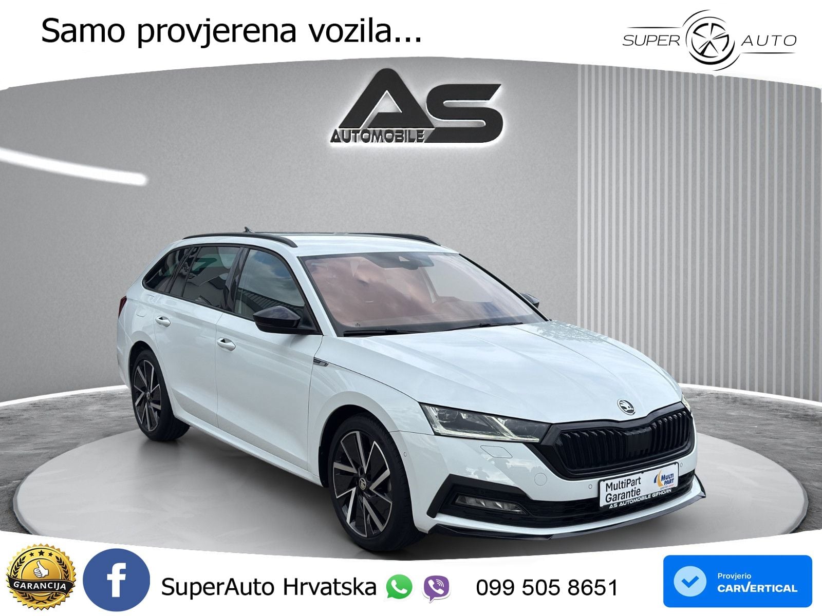 Škoda Octavia Combi 2.0 TDI (150 KS) DSG SportLine LED+GR SJED+ACC