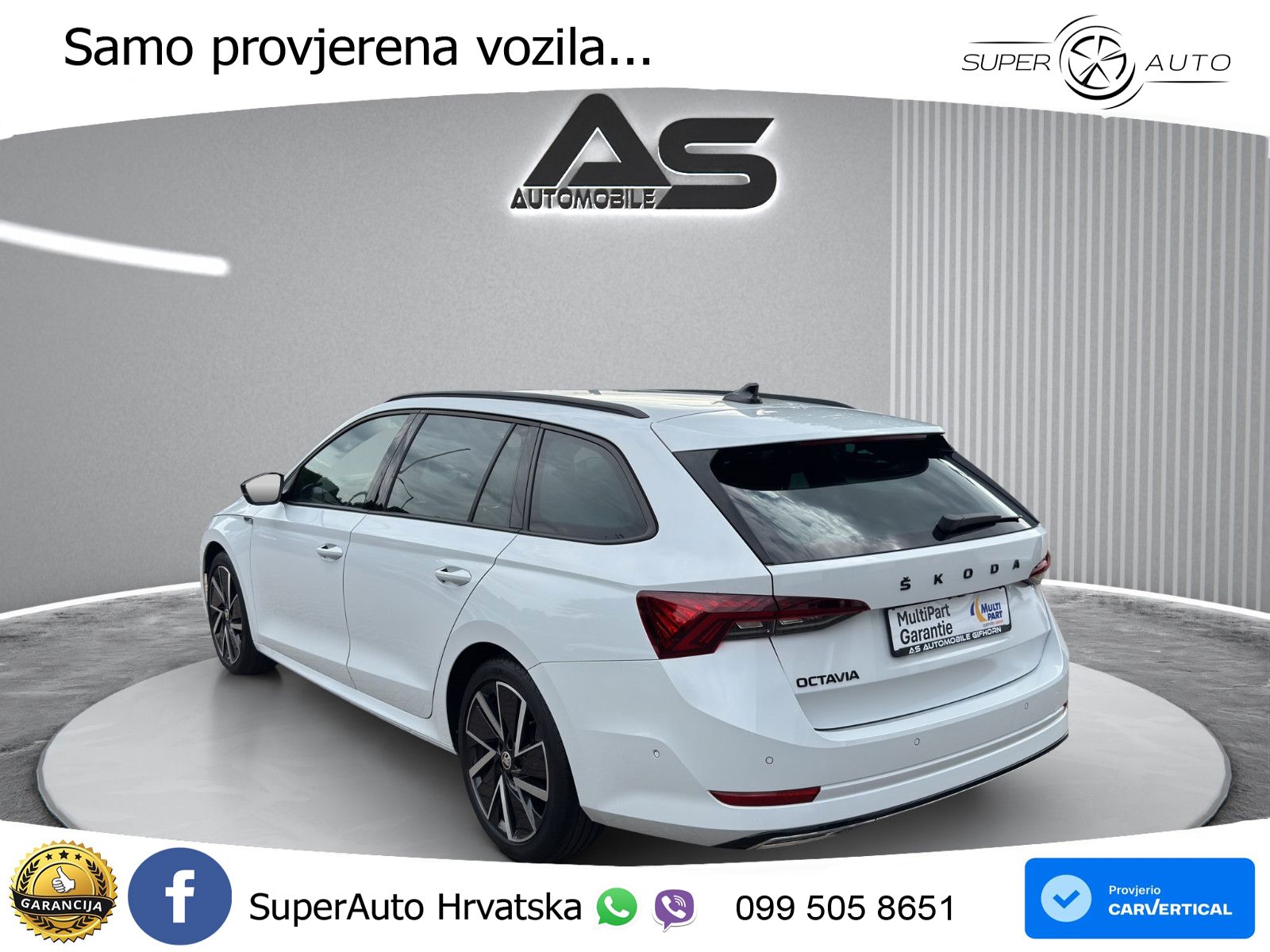 Škoda Octavia Combi 2.0 TDI (150 KS) DSG SportLine LED+GR SJED+ACC