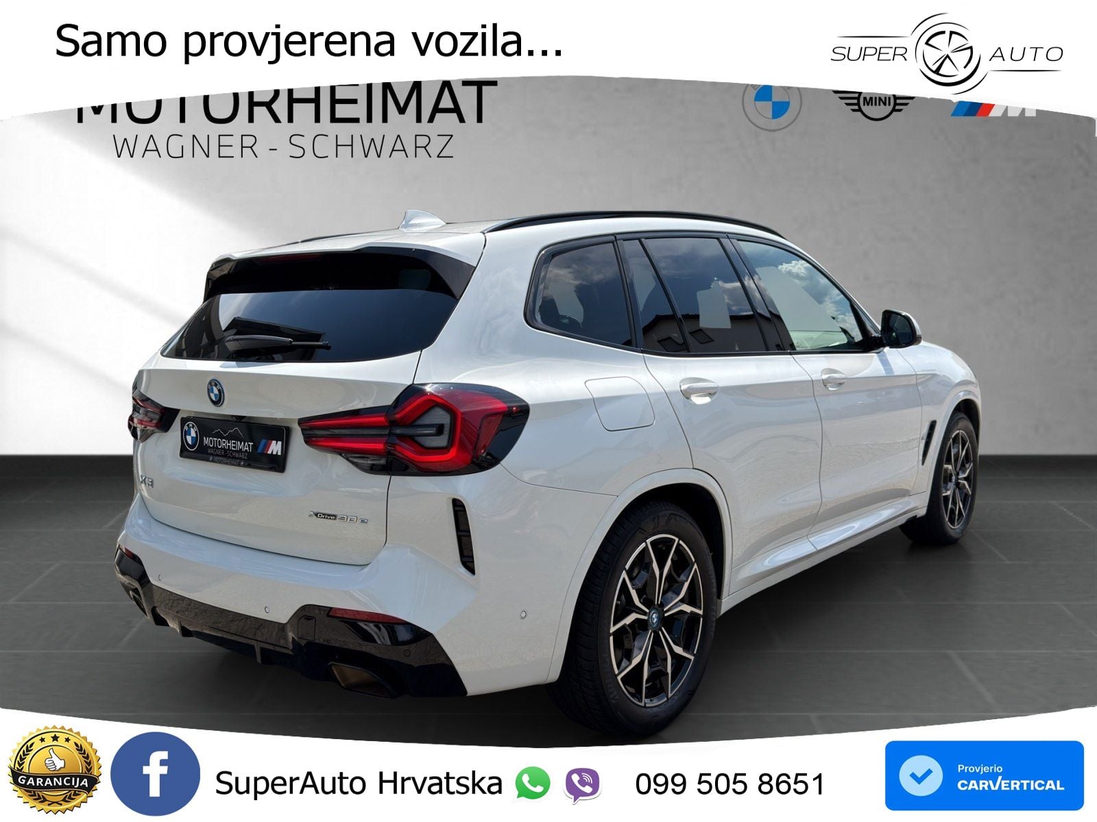 BMW X3 30e xDrive Steptronic M Sport LED+GR SJED+ACC