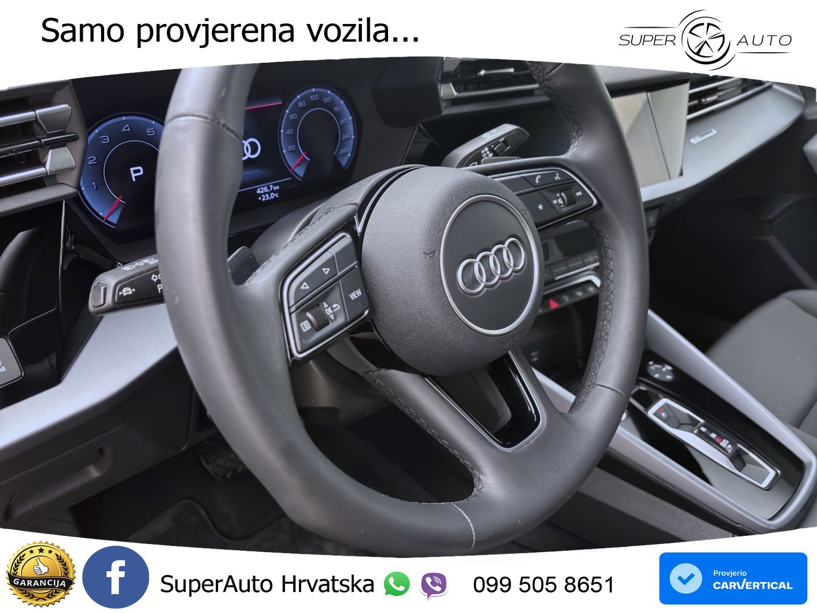 Audi A3 Limuzina 35 TFSI (150 KS) S tronic advanced LED+GR SJED+ACC