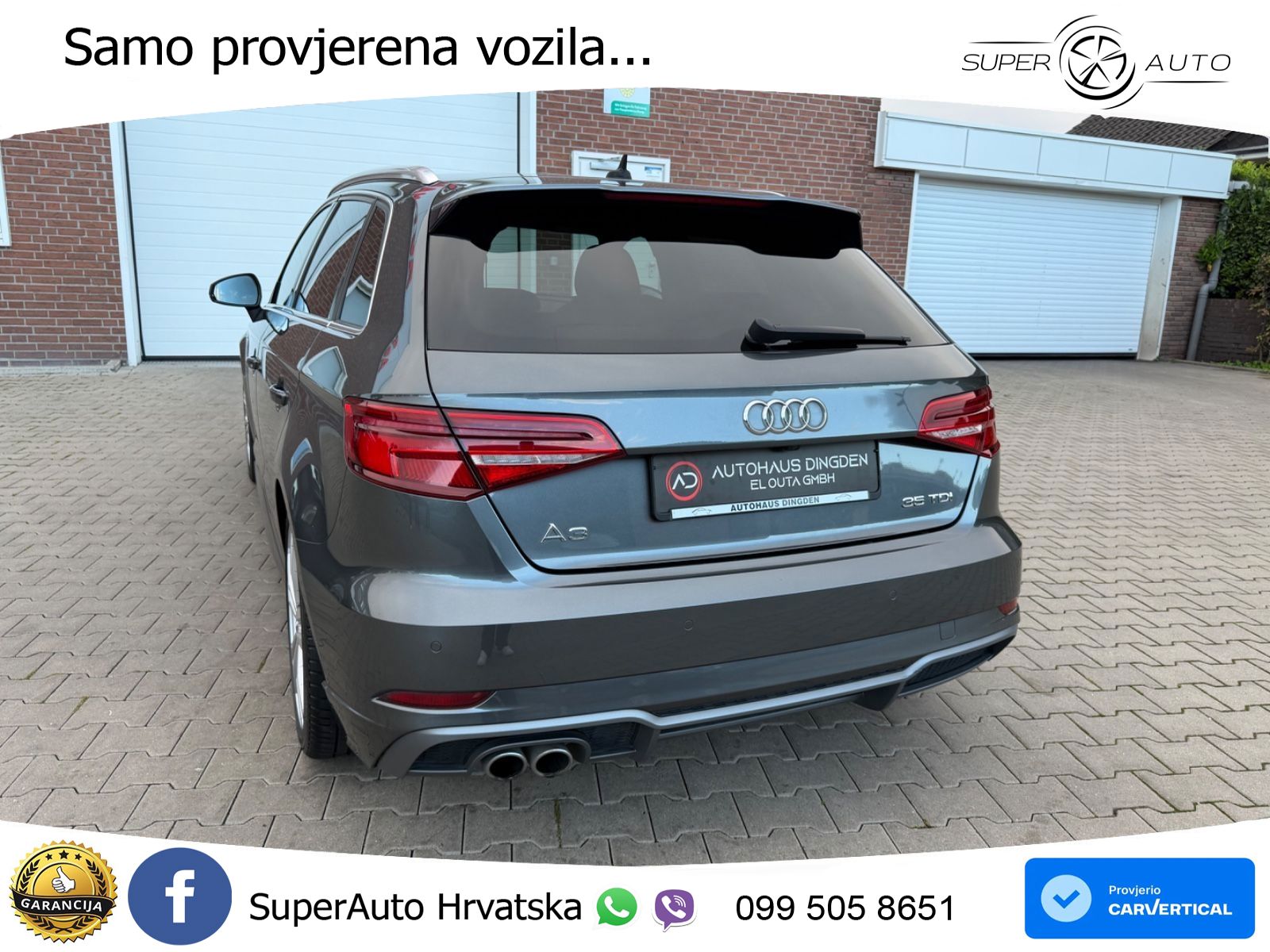 Audi A3 35 TDI (150 KS) S tronic S line LED+GR SJED+ACC