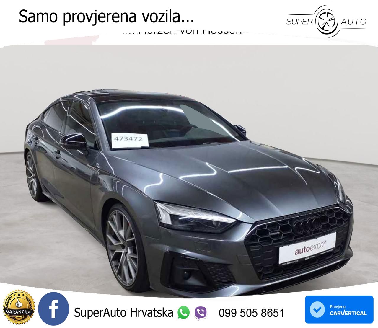 Audi A5 Sportback 40 TDI (204 KS) quattro S tronic
