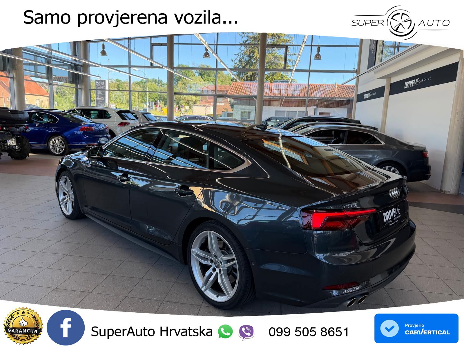 Audi A5 Sportback 50 TDI V6 (286 KS) quattro Tiptronic S line LED+GR SJED+ACC
