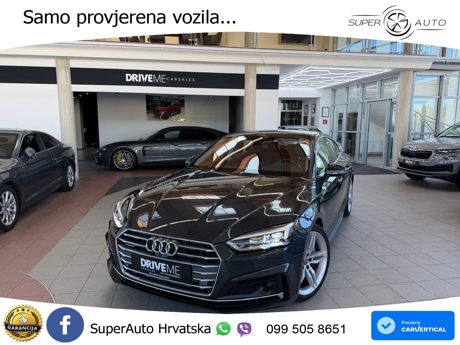 Audi A5 Sportback 50 TDI V6 (286 KS) quattro Tiptronic S line LED+GR SJED+ACC