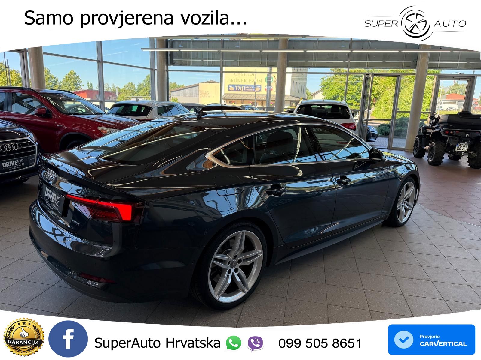 Audi A5 Sportback 50 TDI V6 (286 KS) quattro Tiptronic S line LED+GR SJED+ACC